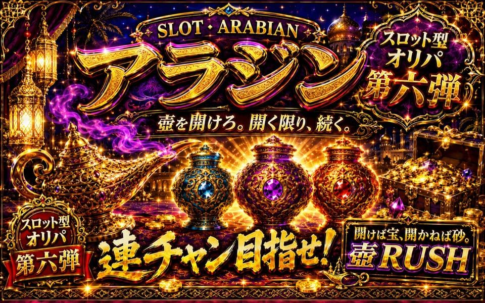アラジン 壺RUSH